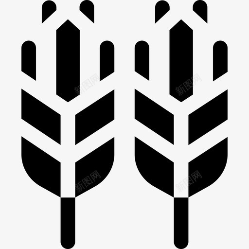 小麦早餐50填充图标svg_新图网 https://ixintu.com 填充 小麦 早餐