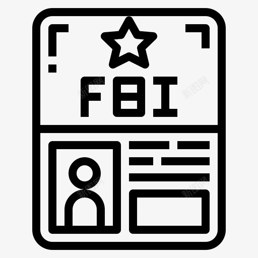 徽章联邦调查局直系人图标svg_新图网 https://ixintu.com 徽章 直系 系人 联邦 调查局