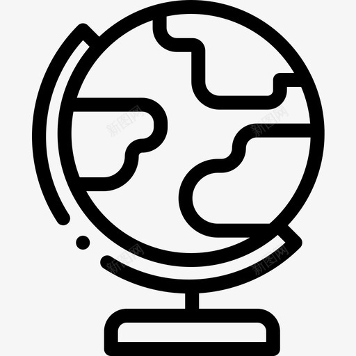 地理大学29线性图标svg_新图网 https://ixintu.com 地理 大学 线性