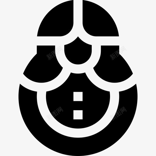 Matryoshka儿童玩具35填充图标svg_新图网 https://ixintu.com Matryoshka 儿童玩具 填充