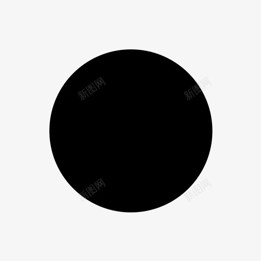 录音球按钮图标svg_新图网 https://ixintu.com 圆圈 录音 按钮