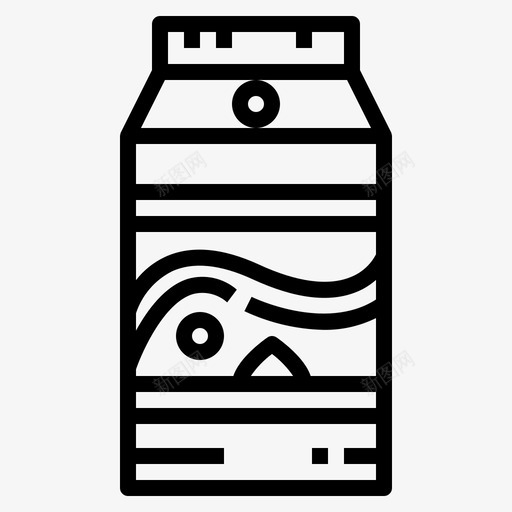 牛奶睡眠38线性图标svg_新图网 https://ixintu.com 牛奶 睡眠 线性