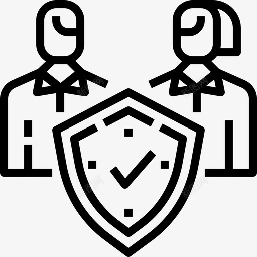 人寿保险保险67直系图标svg_新图网 https://ixintu.com 人寿保险 保险 直系