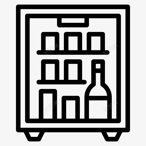 冰箱酒店200概述图标svg_新图网 https://ixintu.com 冰箱 概述 酒店