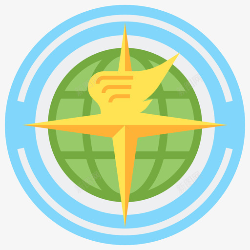 航空航空公司3扁平图标svg_新图网 https://ixintu.com 扁平 航空 航空公司