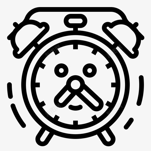 时钟睡眠53线性图标svg_新图网 https://ixintu.com 时钟 睡眠 线性