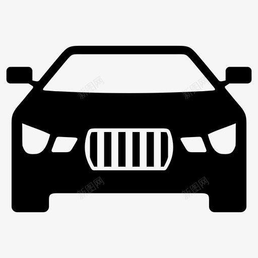 轿车suv优雅交通图标svg_新图网 https://ixintu.com suv 交通 优雅 车辆 轿车