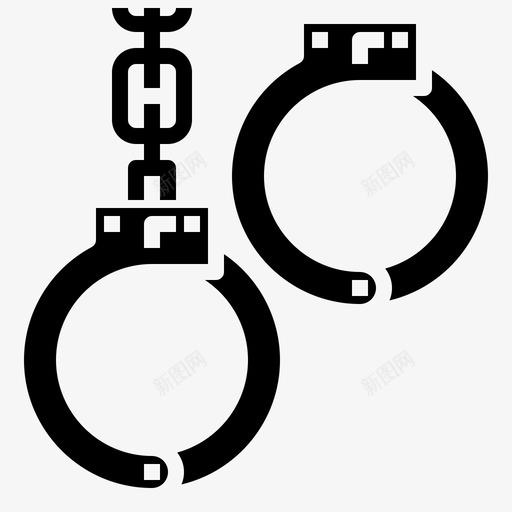 手铐警察58加油图标svg_新图网 https://ixintu.com 加油 手铐 警察