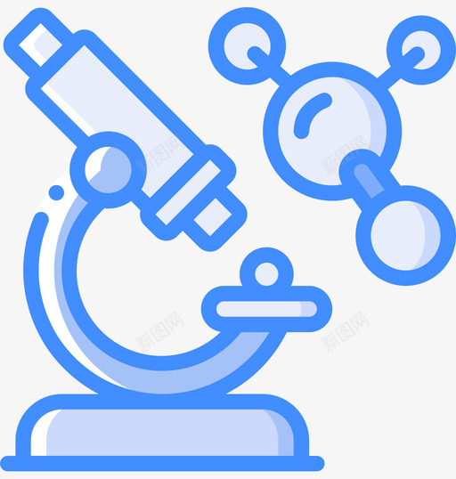 显微镜遗传学和生物工程4蓝色图标svg_新图网 https://ixintu.com 显微镜 生物工程 蓝色 遗传学