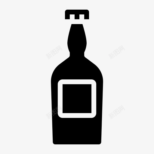 啤酒瓶瓶子和容器1装满图标svg_新图网 https://ixintu.com 啤酒瓶 容器 瓶子 装满