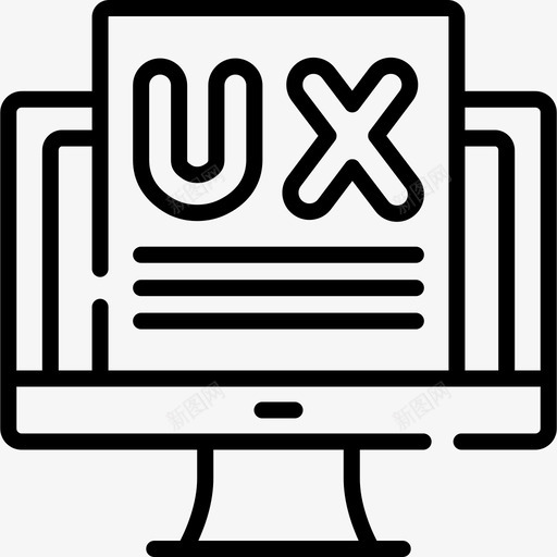 Ux接口用户体验40线性图标svg_新图网 https://ixintu.com Ux 体验 接口 用户 线性