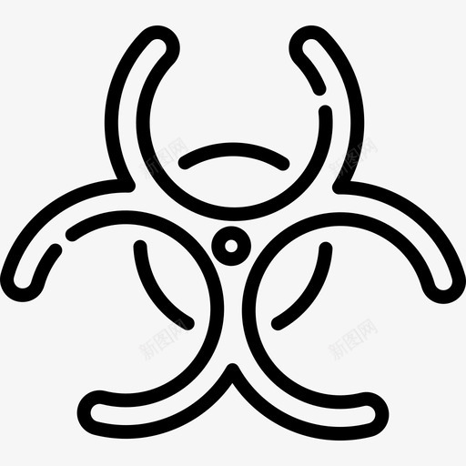生物危害生物工程28线性图标svg_新图网 https://ixintu.com 危害 生物 生物工程 线性