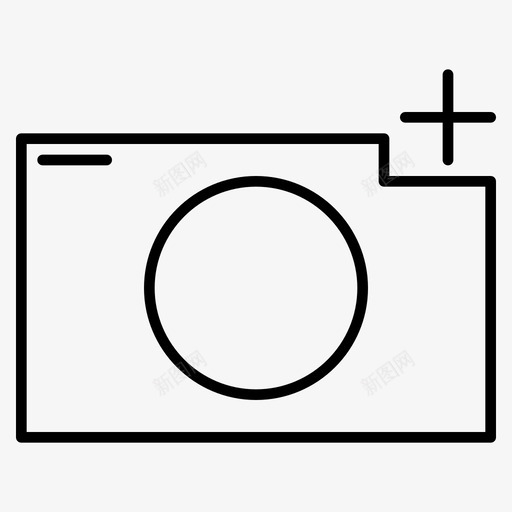 添加照片添加图像添加图标svg_新图网 https://ixintu.com 图像 图片 大纲 工具 新照片 添加 照片 相机 设置