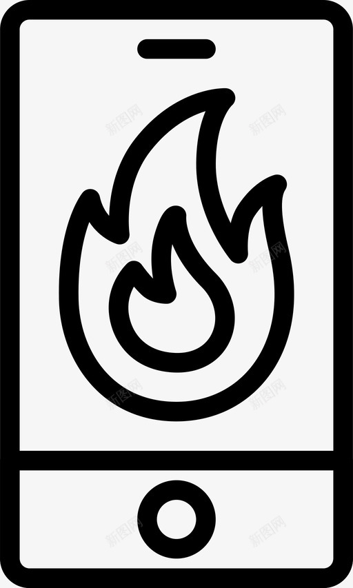 防火墙uimobile2线性图标svg_新图网 https://ixintu.com mobile ui 线性 防火墙