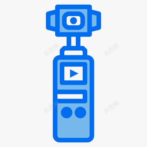 动作摄像机gadget21蓝色图标svg_新图网 https://ixintu.com gadget 动作 摄像机 蓝色