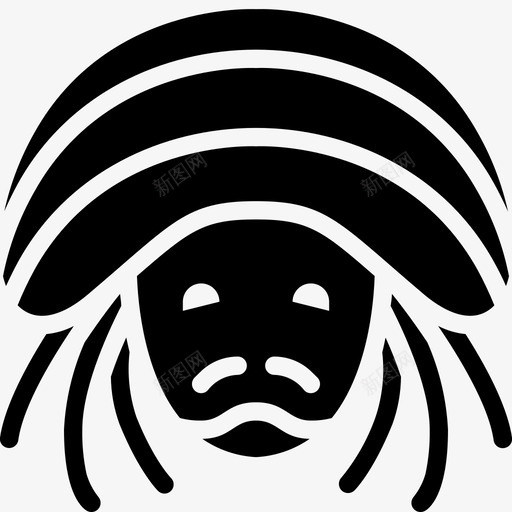 雷鬼流行文化2填充图标svg_新图网 https://ixintu.com 填充 流行文化 雷鬼