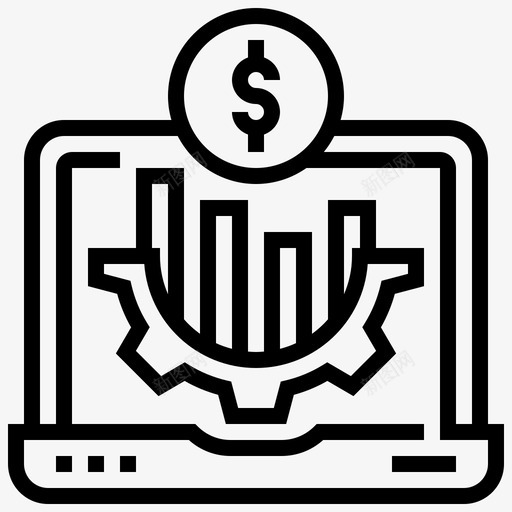 营销图内容笔记本电脑图标svg_新图网 https://ixintu.com 内容 报告 电脑 笔记本 营销