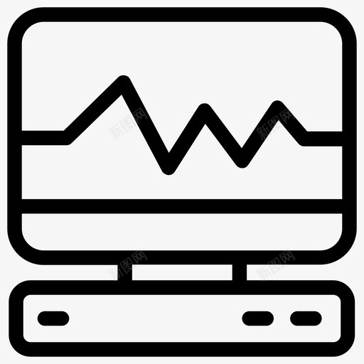 心电图心电图监护仪心跳检查机图标svg_新图网 https://ixintu.com 医院 图标 工具 心电图 心跳 检查机 监护仪 线图 试管婴儿