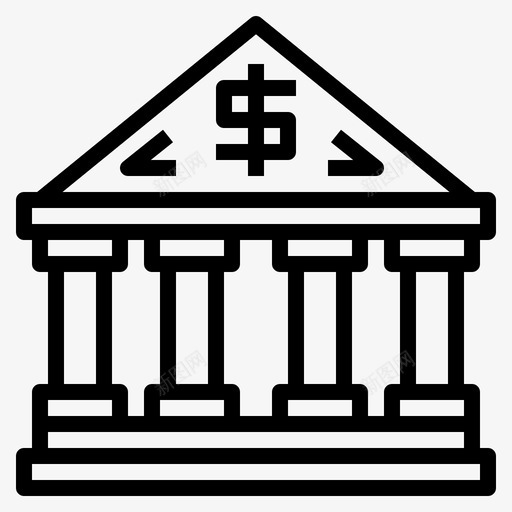 银行自动取款机直拨图标svg_新图网 https://ixintu.com 取款机 直拨 自动 银行