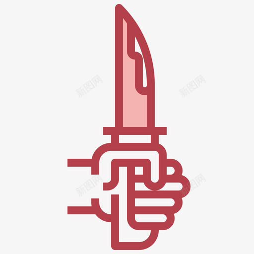 证据警察54红色图标svg_新图网 https://ixintu.com 红色 警察 证据