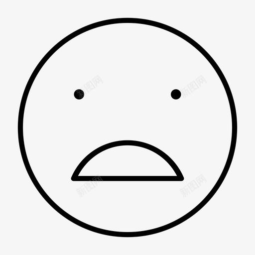 悲伤不满苦恼图标svg_新图网 https://ixintu.com 不满 哈哈 悲伤 情绪 笑脸 苦恼