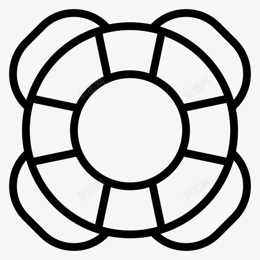 救生员漂浮水手图标svg_新图网 https://ixintu.com 救生员 水手 游泳 漂浮 航海 轮胎