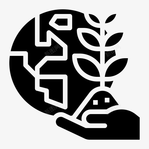 生态全球变暖12填充图标svg_新图网 https://ixintu.com 全球 变暖 填充 生态
