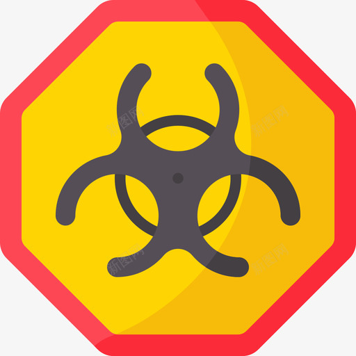 生物危害警报和警告5平坦图标svg_新图网 https://ixintu.com 危害 平坦 生物 警告 警报