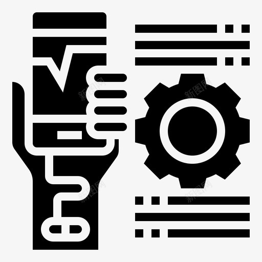 社交成瘾支票信息图标svg_新图网 https://ixintu.com AddictGlyph 使用 信息 成瘾 支票 社交