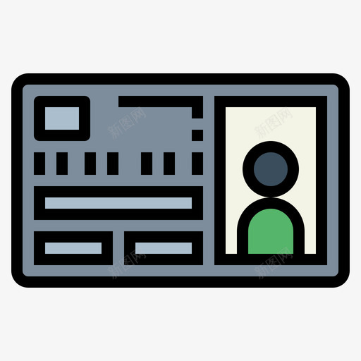身份证atm3彩色图标svg_新图网 https://ixintu.com 彩色 身份证