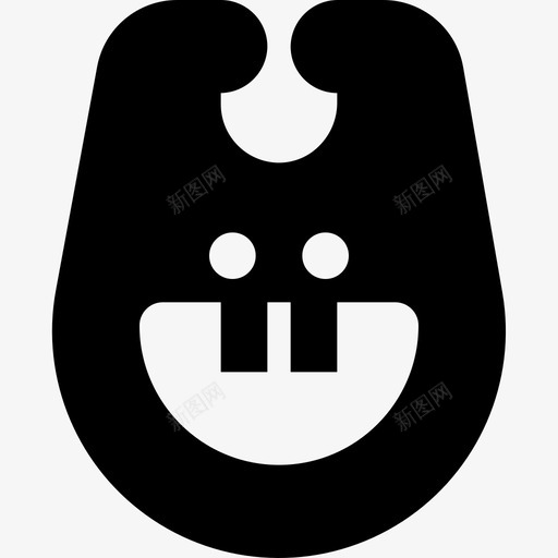 围兜28号幼儿园填充图标svg_新图网 https://ixintu.com 28号 围兜 填充 幼儿园