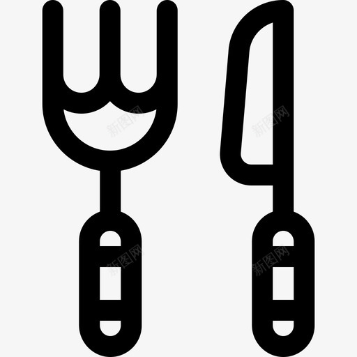 餐具instagram重点报道故事和食物线性图标svg_新图网 https://ixintu.com instagram 报道 故事 线性 重点 食物 餐具