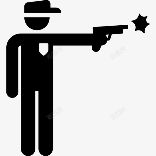警察41号警察满员图标svg_新图网 https://ixintu.com 41号 满员 警察