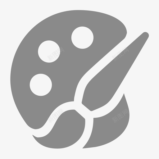 颜料盘svg_新图网 https://ixintu.com 颜料盘 恒丰 填充