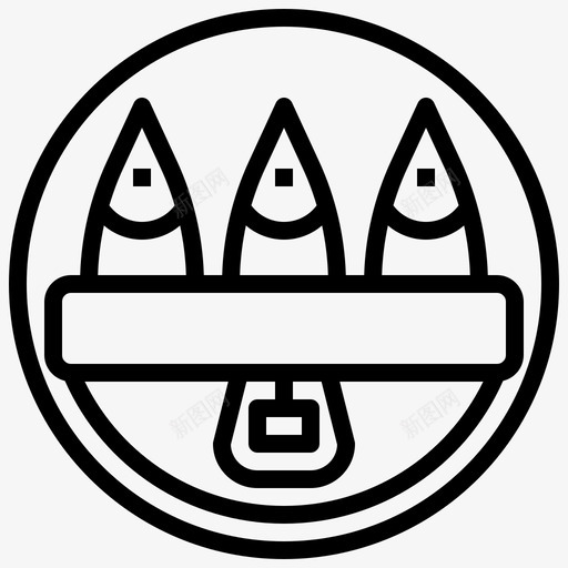 鱼罐头罐头容器图标svg_新图网 https://ixintu.com 容器 沙丁鱼 海鲜 罐头 腌制 金枪鱼