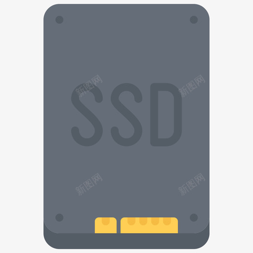 Ssd驱动器计算机52扁平图标svg_新图网 https://ixintu.com Ssd 扁平 计算机 驱动器