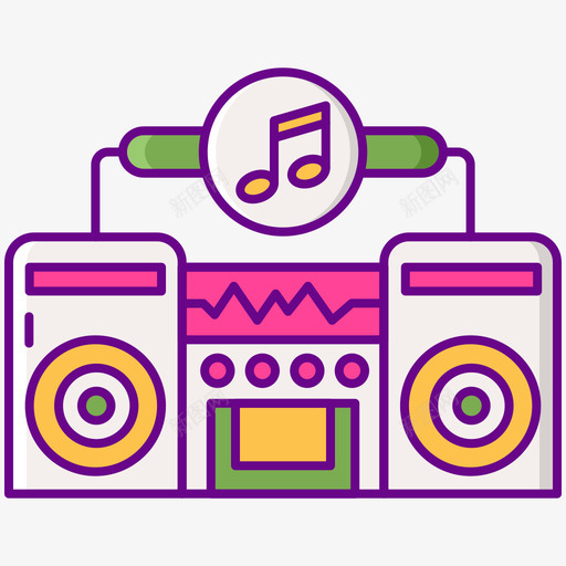 动臂箱edm1线性颜色图标svg_新图网 https://ixintu.com edm 动臂箱 线性 颜色