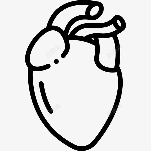 心脏医学189直系图标svg_新图网 https://ixintu.com 医学 心脏 直系