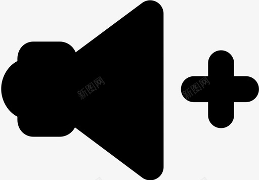 音量增加可听见音频图标svg_新图网 https://ixintu.com 可听见 增加 声音 多媒体 娱乐 音乐 音量 音频