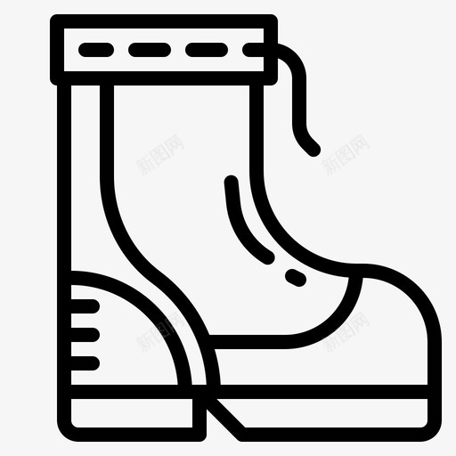 雨靴秋75直纹图标svg_新图网 https://ixintu.com 直纹 雨靴