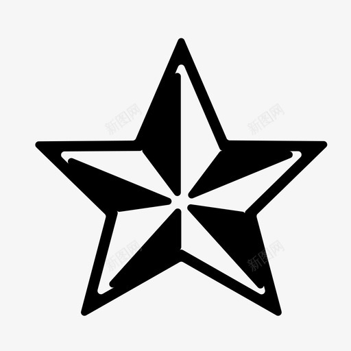 大星星美丽圆图标svg_新图网 https://ixintu.com 天空 星星 美丽
