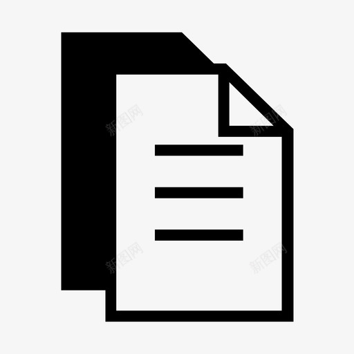 复制文件ui图标svg_新图网 https://ixintu.com ui 图示 复制 文件 用户界面