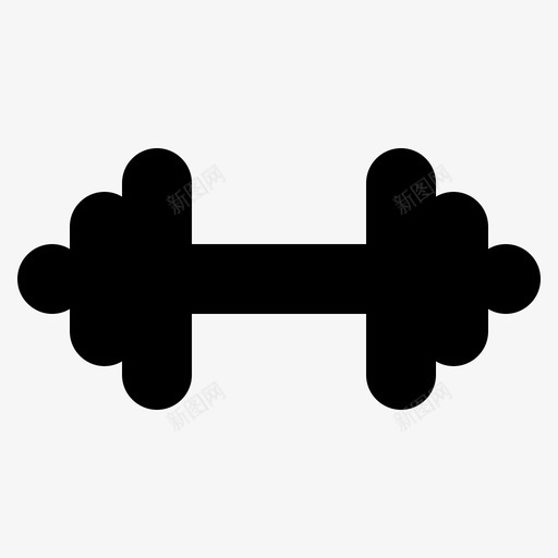 哑铃健身房酒店图标svg_新图网 https://ixintu.com 健身房 哑铃 字形 实心 服务 酒店 酒店服