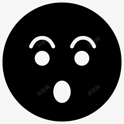 好奇表情情感图标svg_新图网 https://ixintu.com 好奇 情感 感觉 有趣 表情 问题