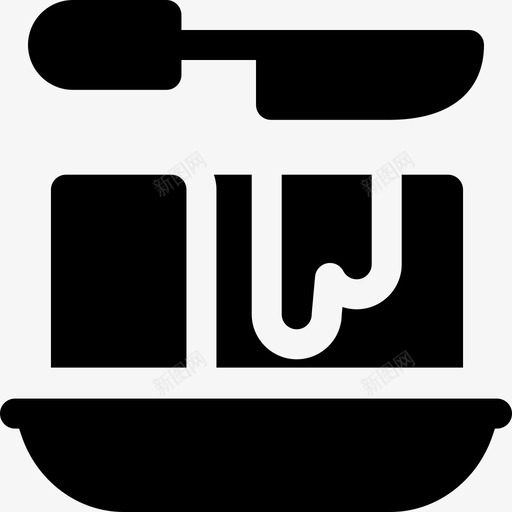 黄油早餐50加满图标svg_新图网 https://ixintu.com 加满 早餐 黄油