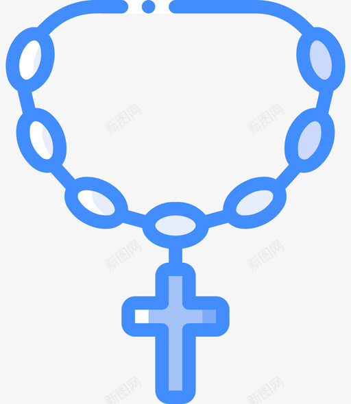 玫瑰流行文化蓝色图标svg_新图网 https://ixintu.com 流行文化 玫瑰 蓝色