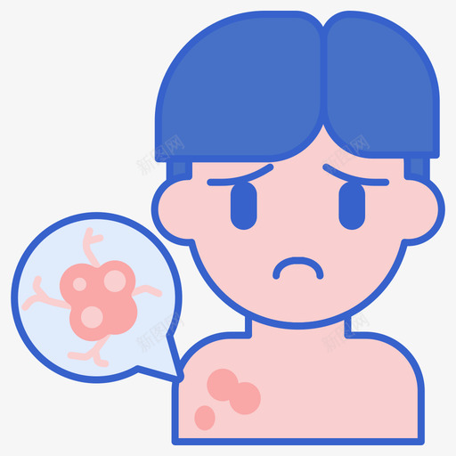癌细胞cbd油2线性颜色图标svg_新图网 https://ixintu.com cbd 癌细胞 线性 颜色
