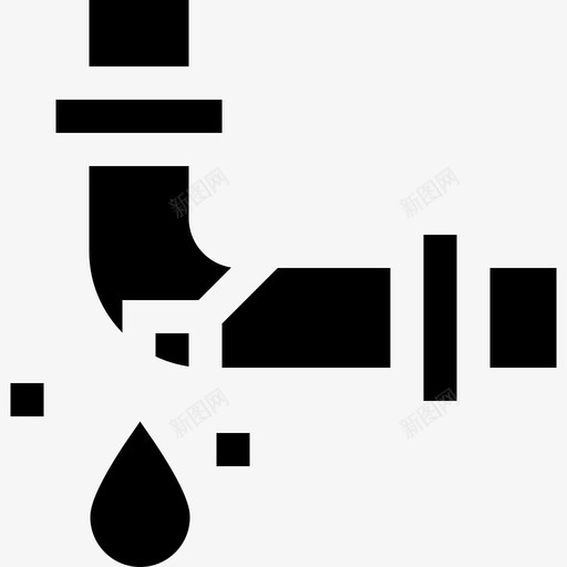 漏水管道工31填充图标svg_新图网 https://ixintu.com 填充 漏水 管道工
