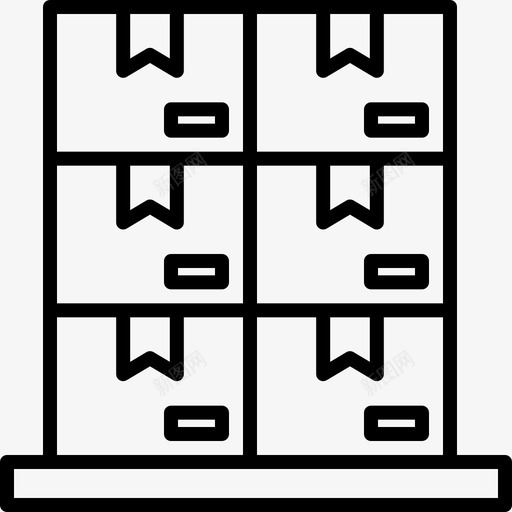 股票金矿4直线型图标svg_新图网 https://ixintu.com 直线 线型 股票 金矿