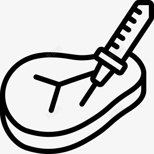 肉类遗传学和生物工程7线性图标svg_新图网 https://ixintu.com 生物工程 线性 肉类 遗传学